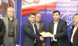 آئین معارفه مهندس سالاری فر بعنوان شهردار نور برگزار شد